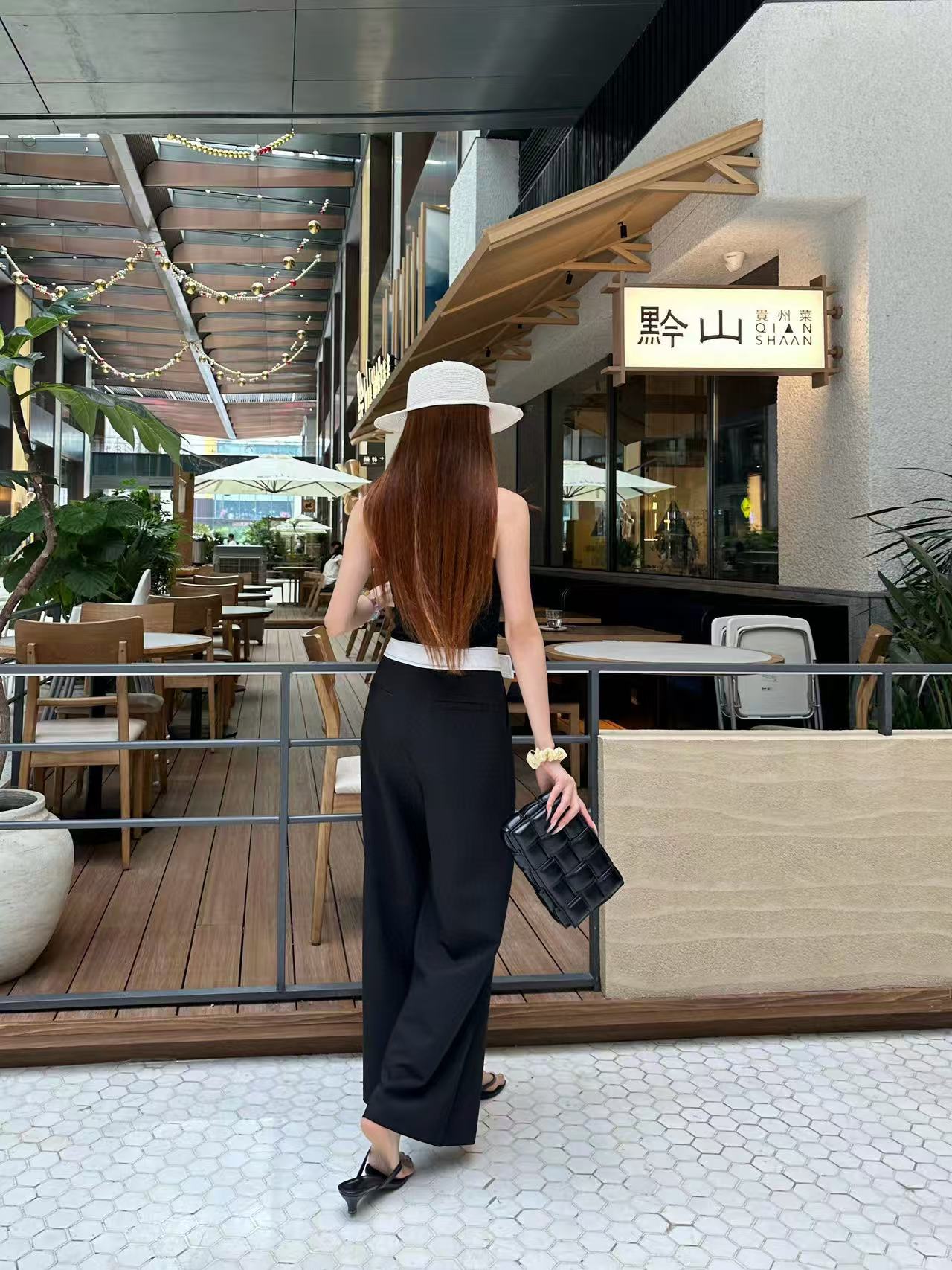 PR4DA 高品質レター刺繍ストレートパンツ【50％割引+送料無料】