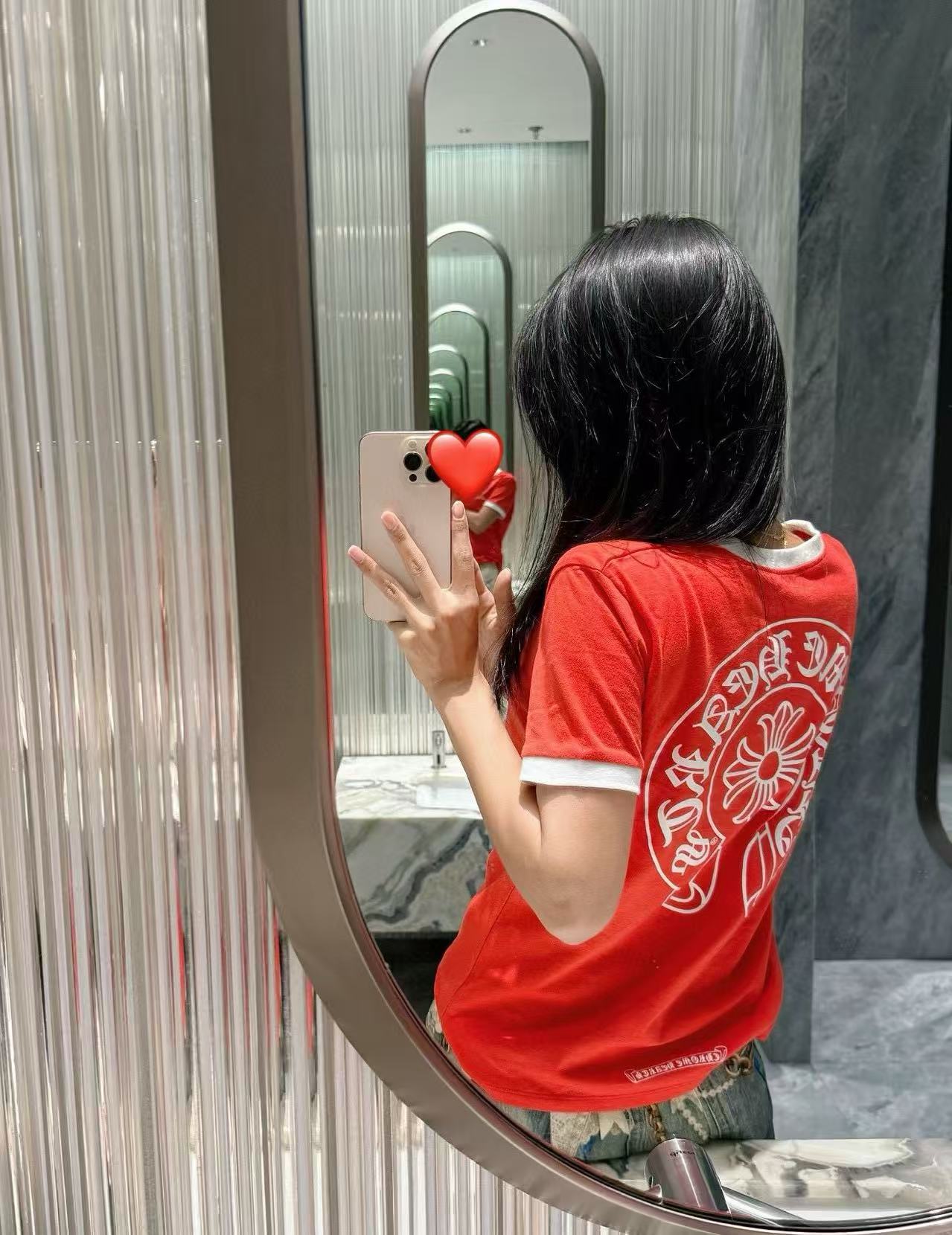 Chr0me Hearts サンスクリットプリント 半袖Tシャツ【50％割引+送料無料】