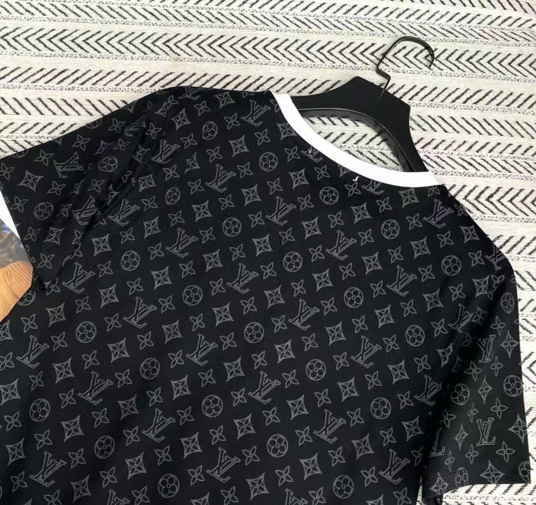 LVチェーンプリントTシャツ【50％割引+送料無料】