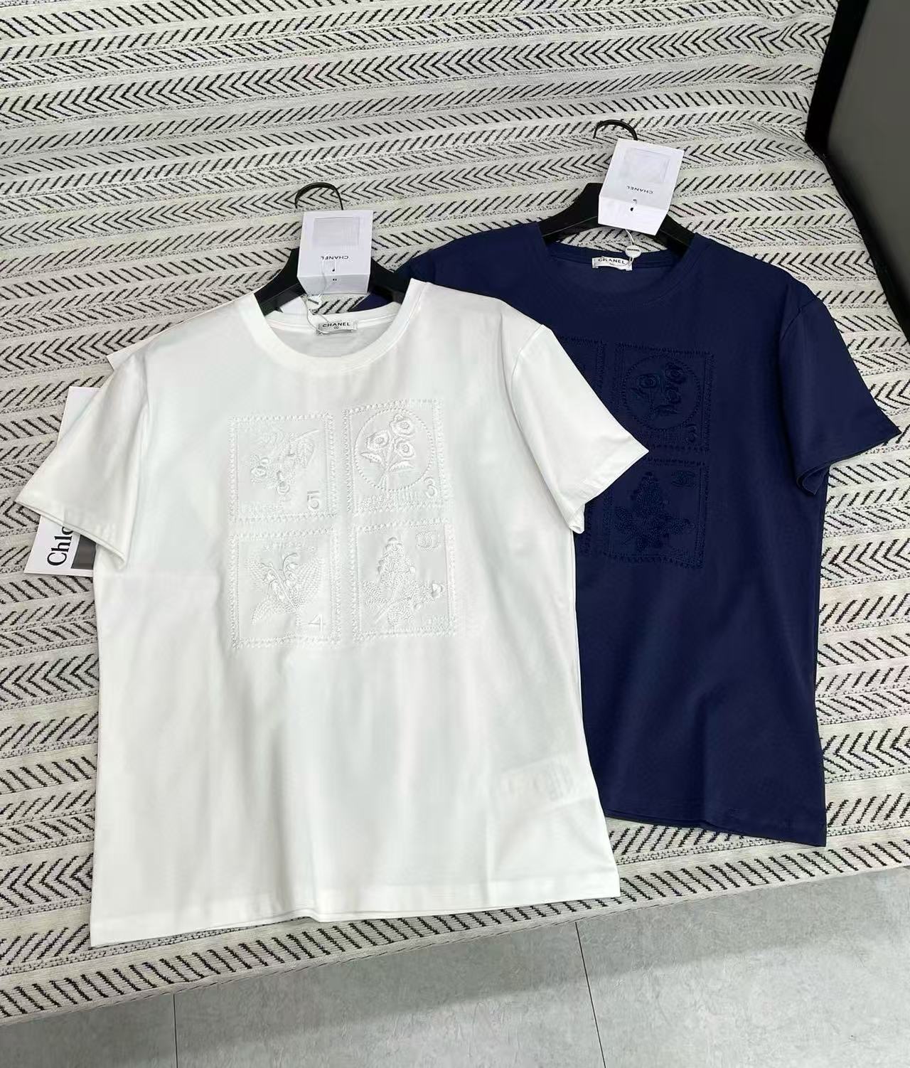 CHANE1 刺繍ロゴTシャツ【50％割引+送料無料】