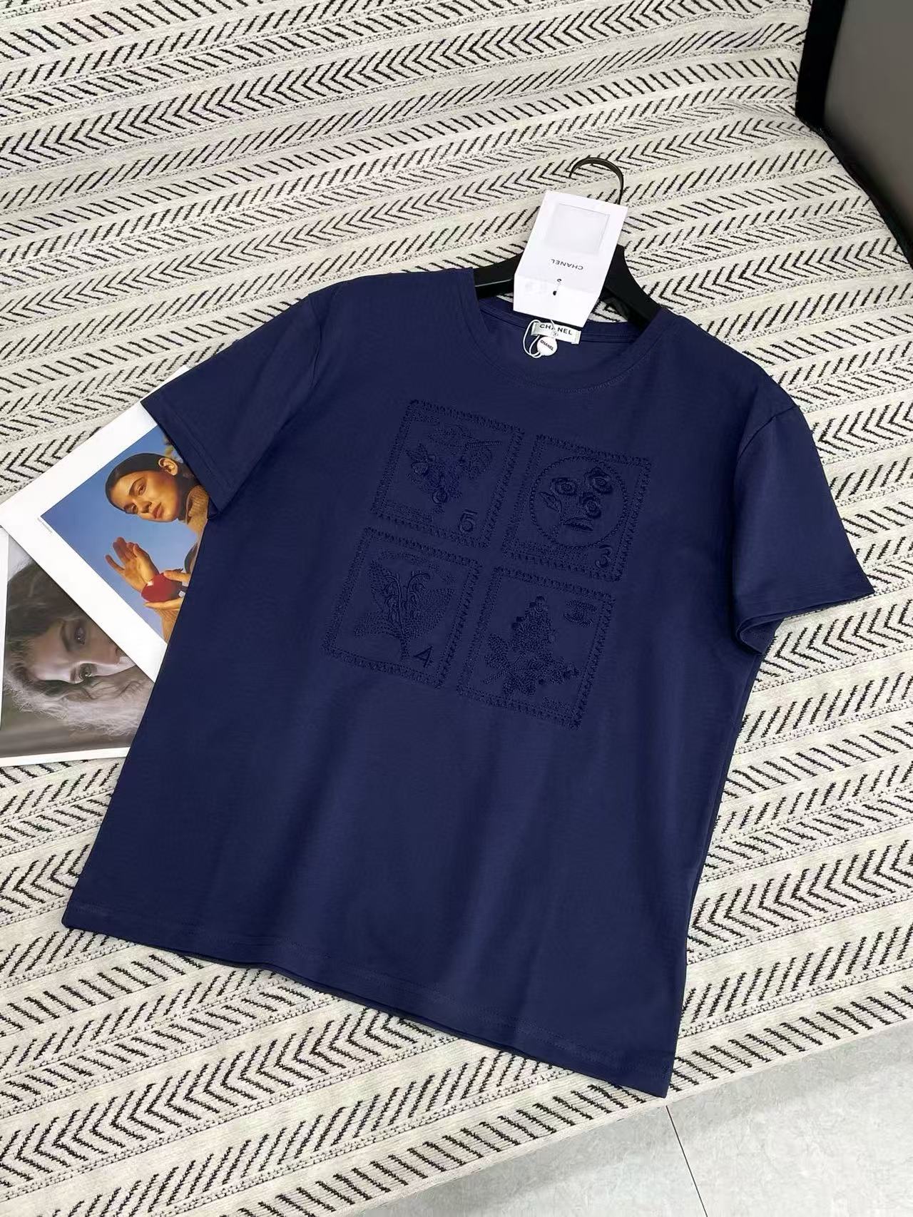 CHANE1 刺繍ロゴTシャツ【50％割引+送料無料】