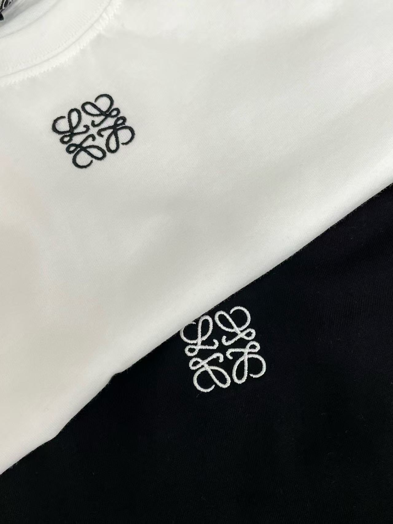 L0WEW シンプル刺繍ロゴTシャツ【50%割引+送料無料】