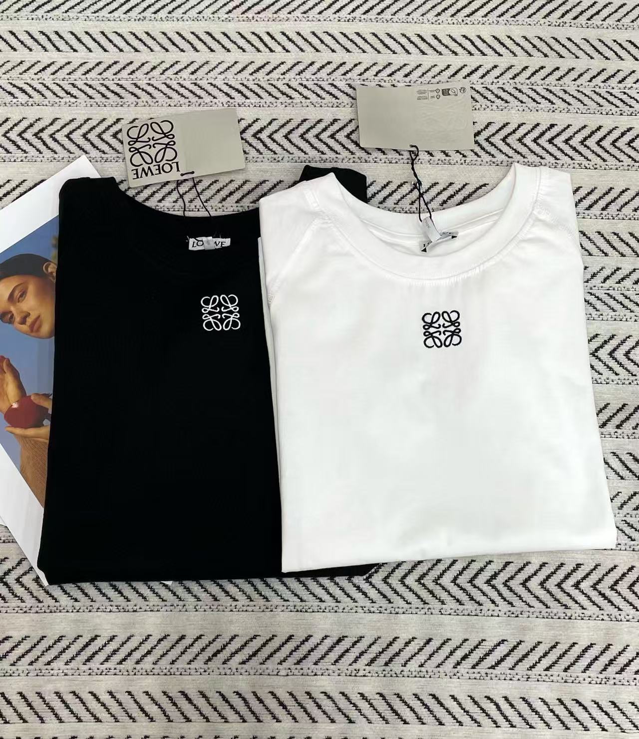 L0WEW シンプル刺繍ロゴTシャツ【50%割引+送料無料】