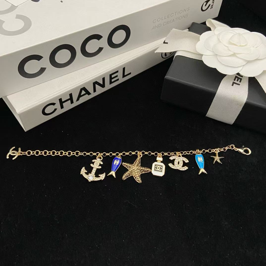 CHANE1 ヒトデ エナメル パフュームボトル ブレスレット【50％割引+送料無料】