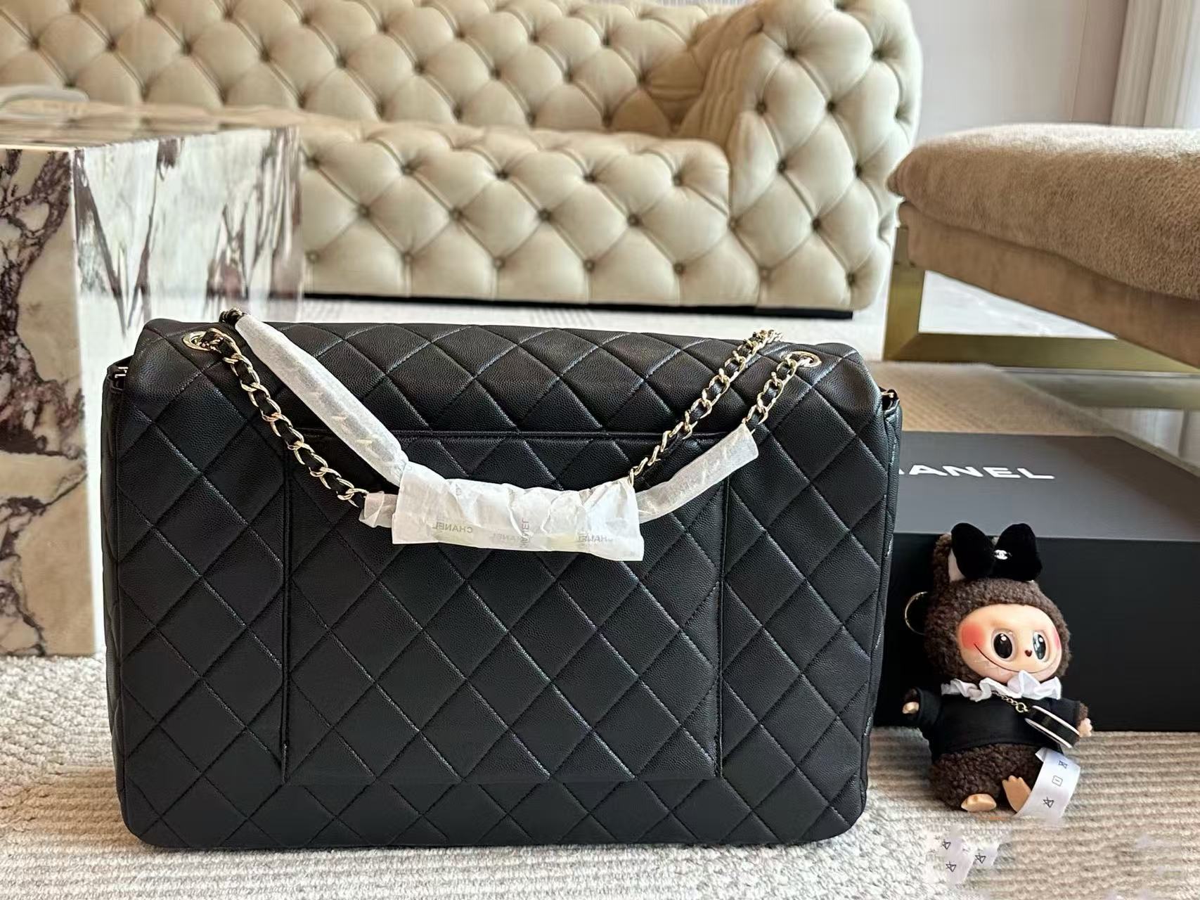 CHANE1 チェーンラージショッピングバッグ【50％割引+送料無料】