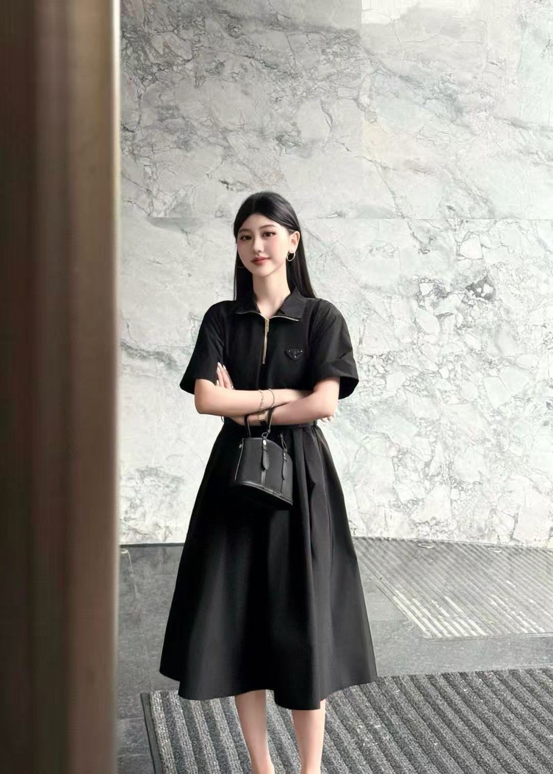 PR4DA ラペルジッパードレス【50％割引+送料無料】