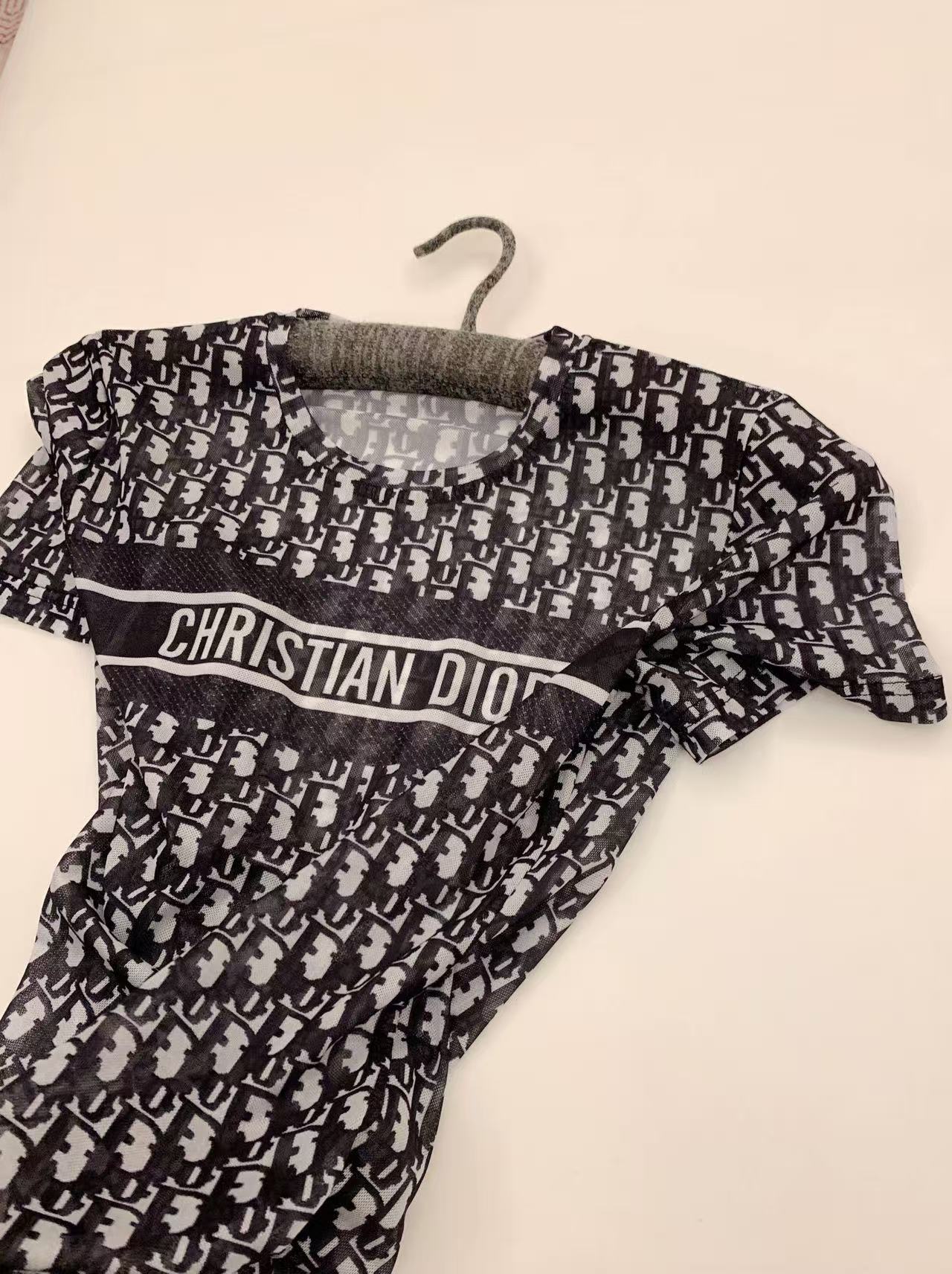 DI0R ジャカードレタリングTシャツ【50%割引+送料無料】