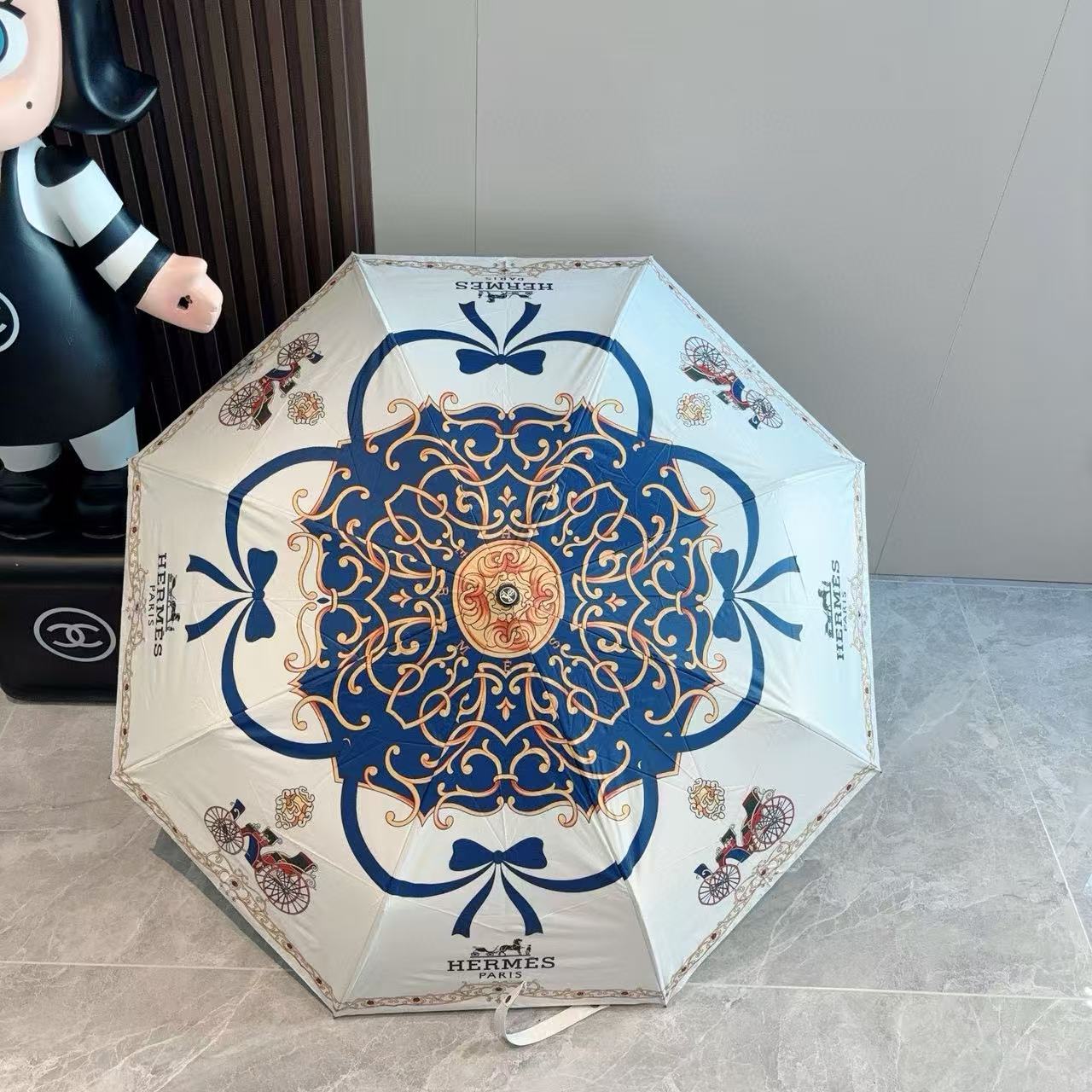 HERME5 三つ折り自動傘【50％割引+送料無料】