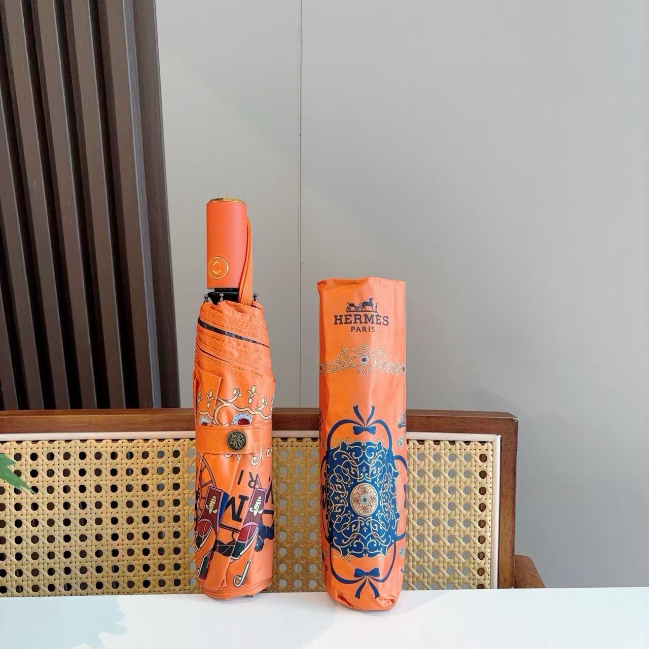 HERME5 三つ折り自動傘【50％割引+送料無料】