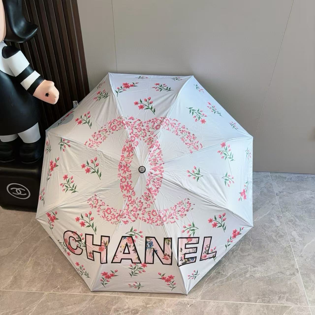 CHANE1 ダブルCプリント傘【50％割引+送料無料】