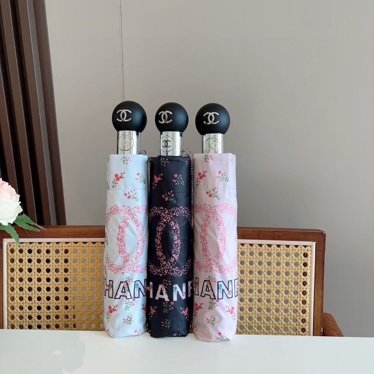 CHANE1 ダブルCプリント傘【50％割引+送料無料】