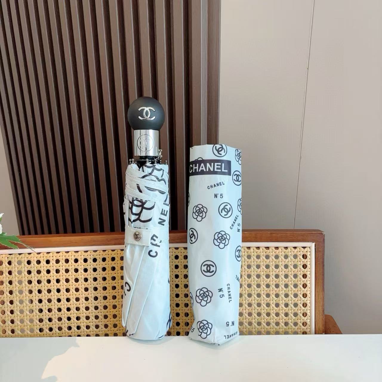 CHANE1 カメリア折りたたみ傘【50%割引+送料無料】