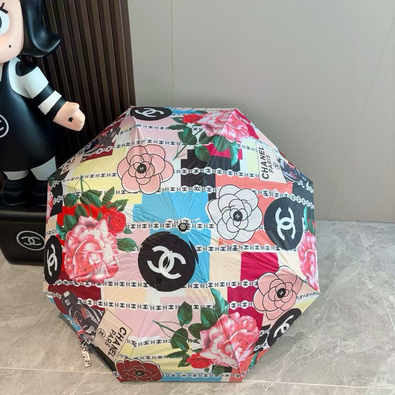 CHANE1 カラフル折りたたみ自動傘【50％割引+送料無料】