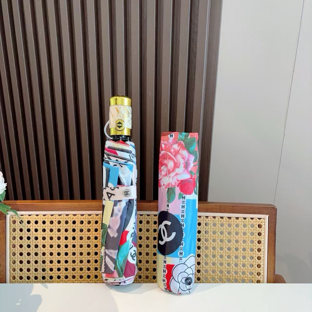 CHANE1 カラフル折りたたみ自動傘【50％割引+送料無料】