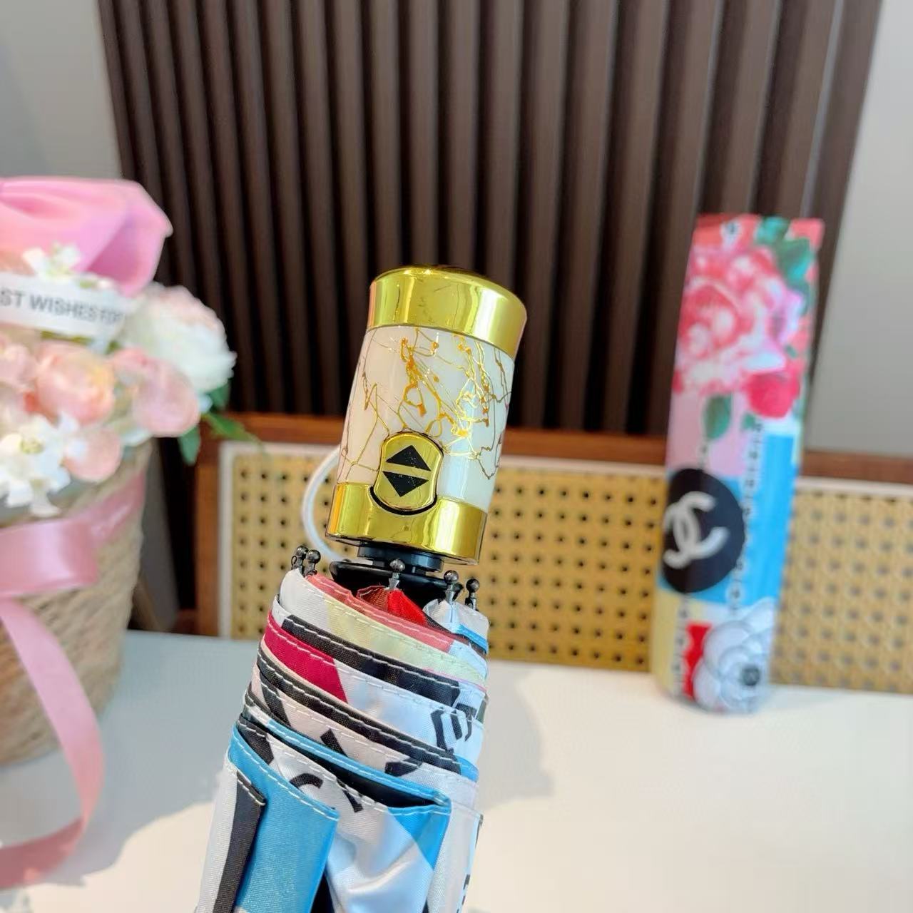 CHANE1 カラフル折りたたみ自動傘【50％割引+送料無料】