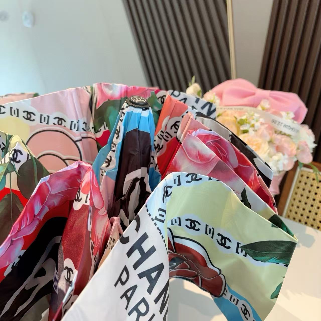 CHANE1 カラフル折りたたみ自動傘【50％割引+送料無料】