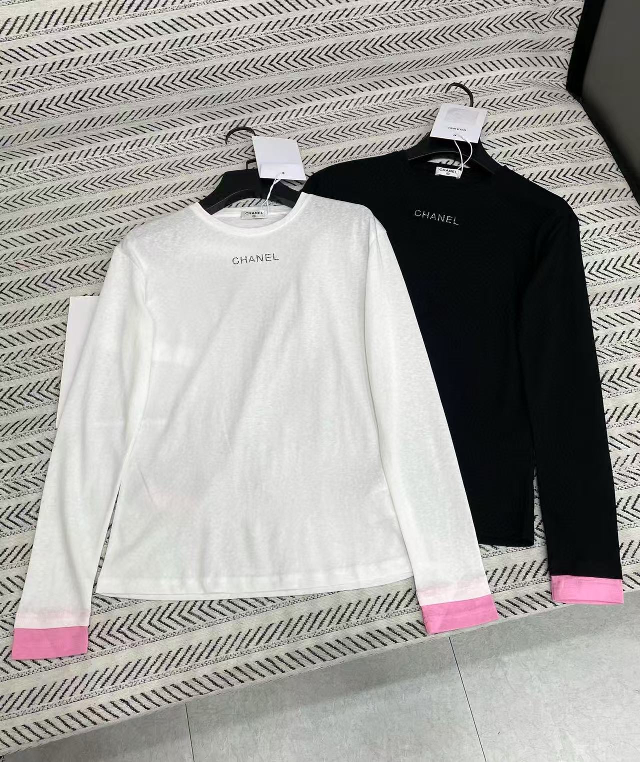 CHANE1 シンプル ホット ダイヤモンド ロングスリーブ Tシャツ【50％割引+送料無料】