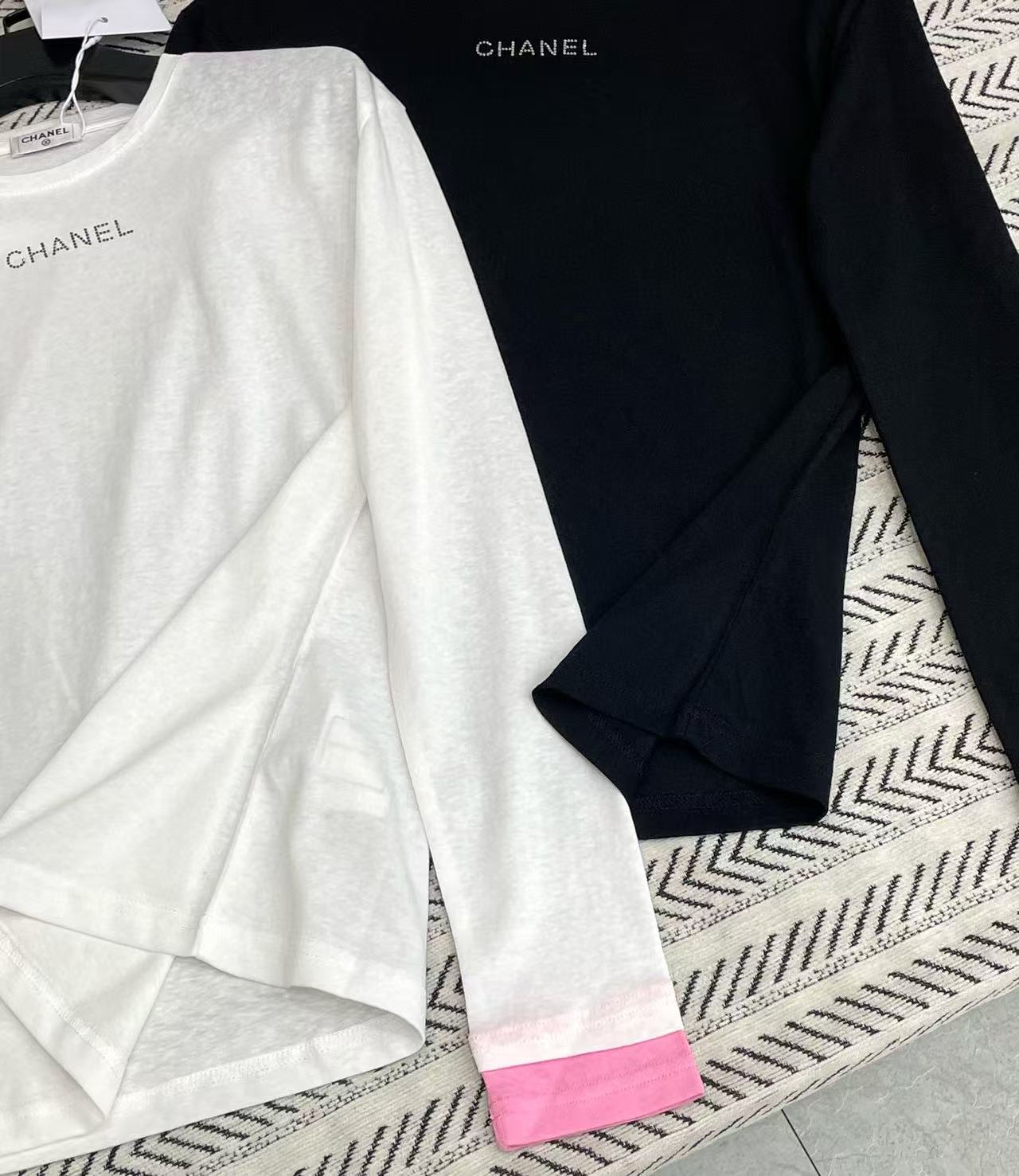 CHANE1 シンプル ホット ダイヤモンド ロングスリーブ Tシャツ【50％割引+送料無料】