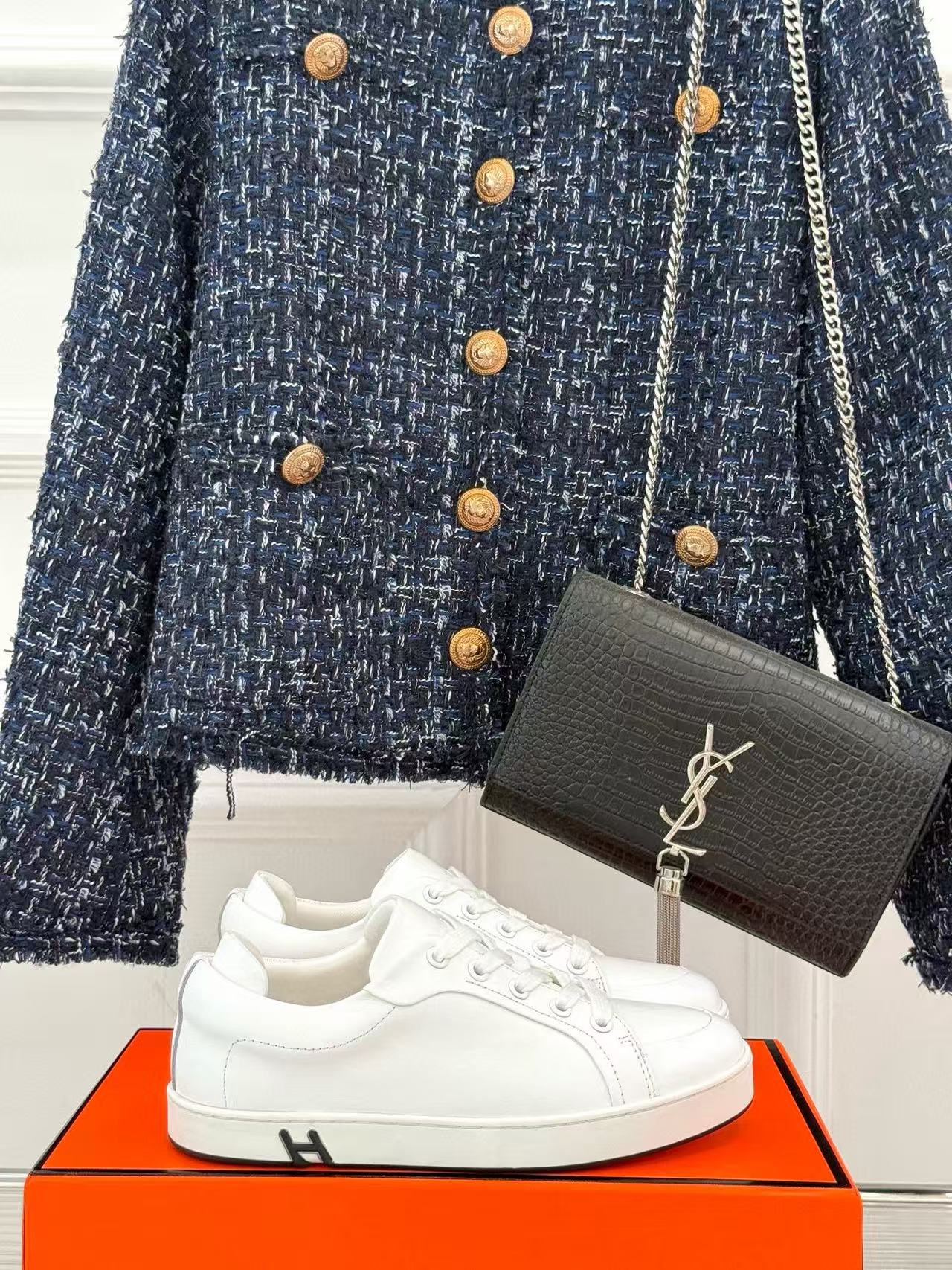 HERME5の高品質クラシックホワイトシューズ【50％割引+送料無料】