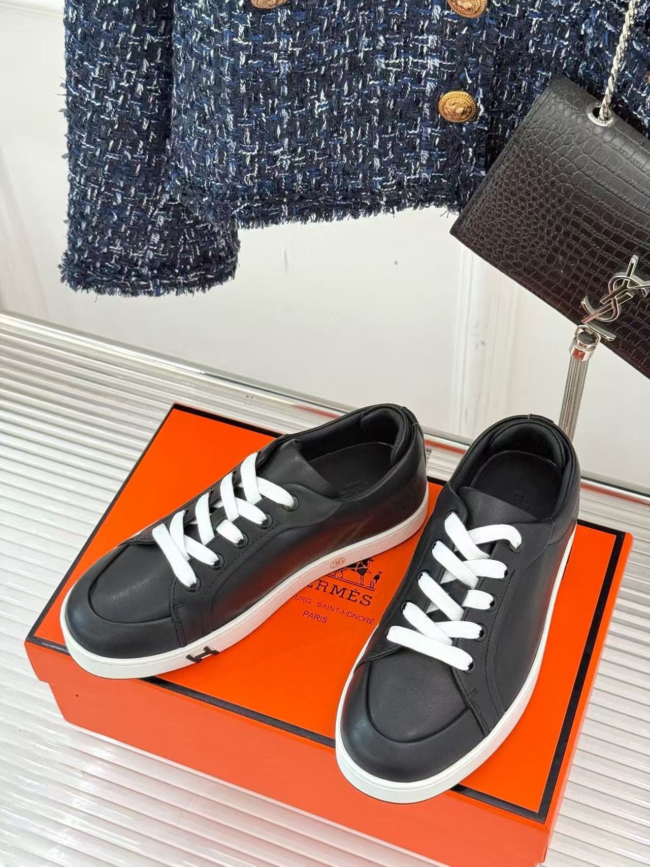 HERME5の高品質クラシックホワイトシューズ【50％割引+送料無料】