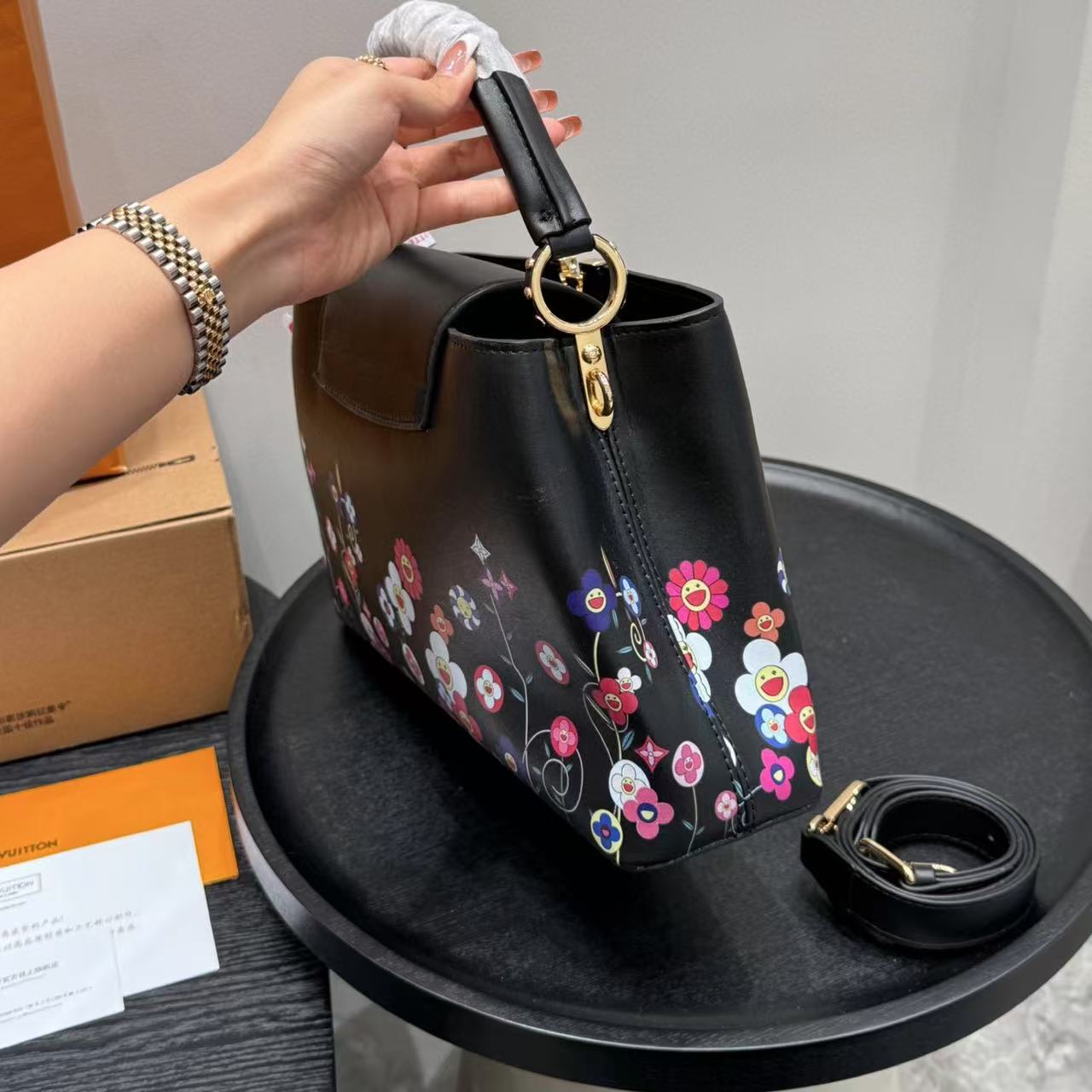 LVひまわりハンドバッグ【50％割引+送料無料】