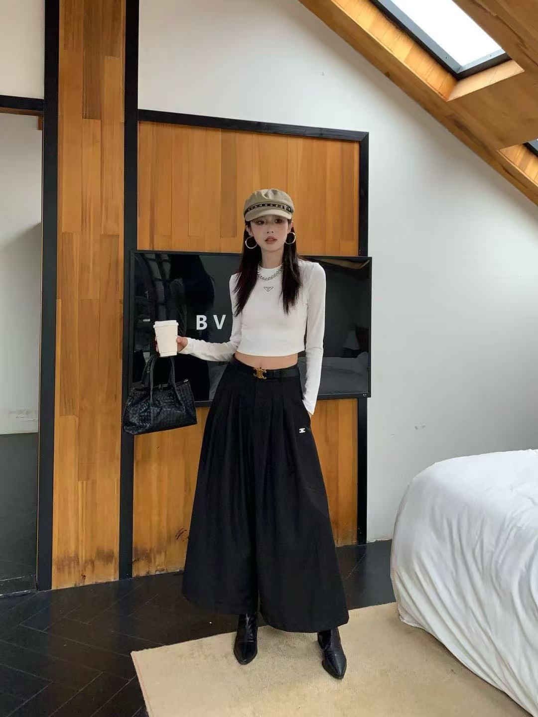 PR4DA トライアングルロゴ ロングスリーブTシャツ【50％割引+送料無料】