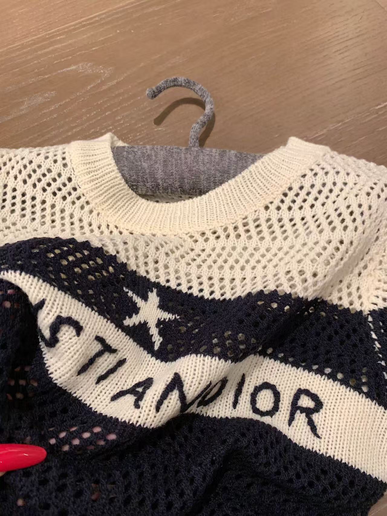 DI0R 五芒星中空セーター【50％割引+送料無料】