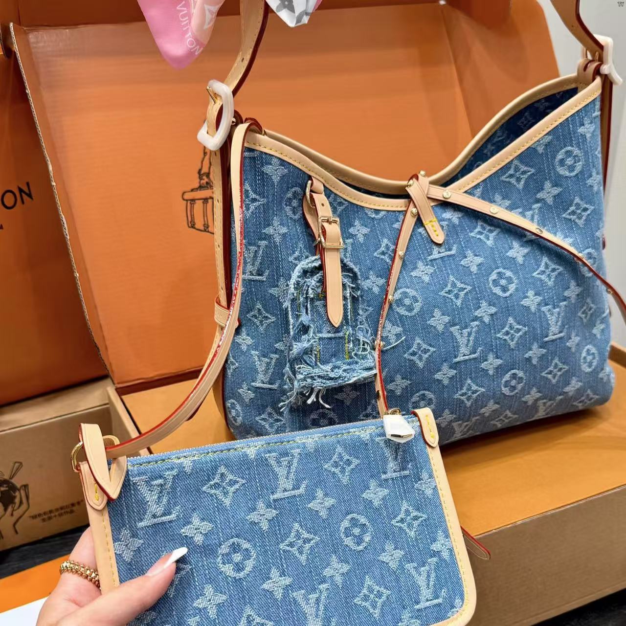 LVデニムアンダーアームバッグ【50％割引+送料無料】