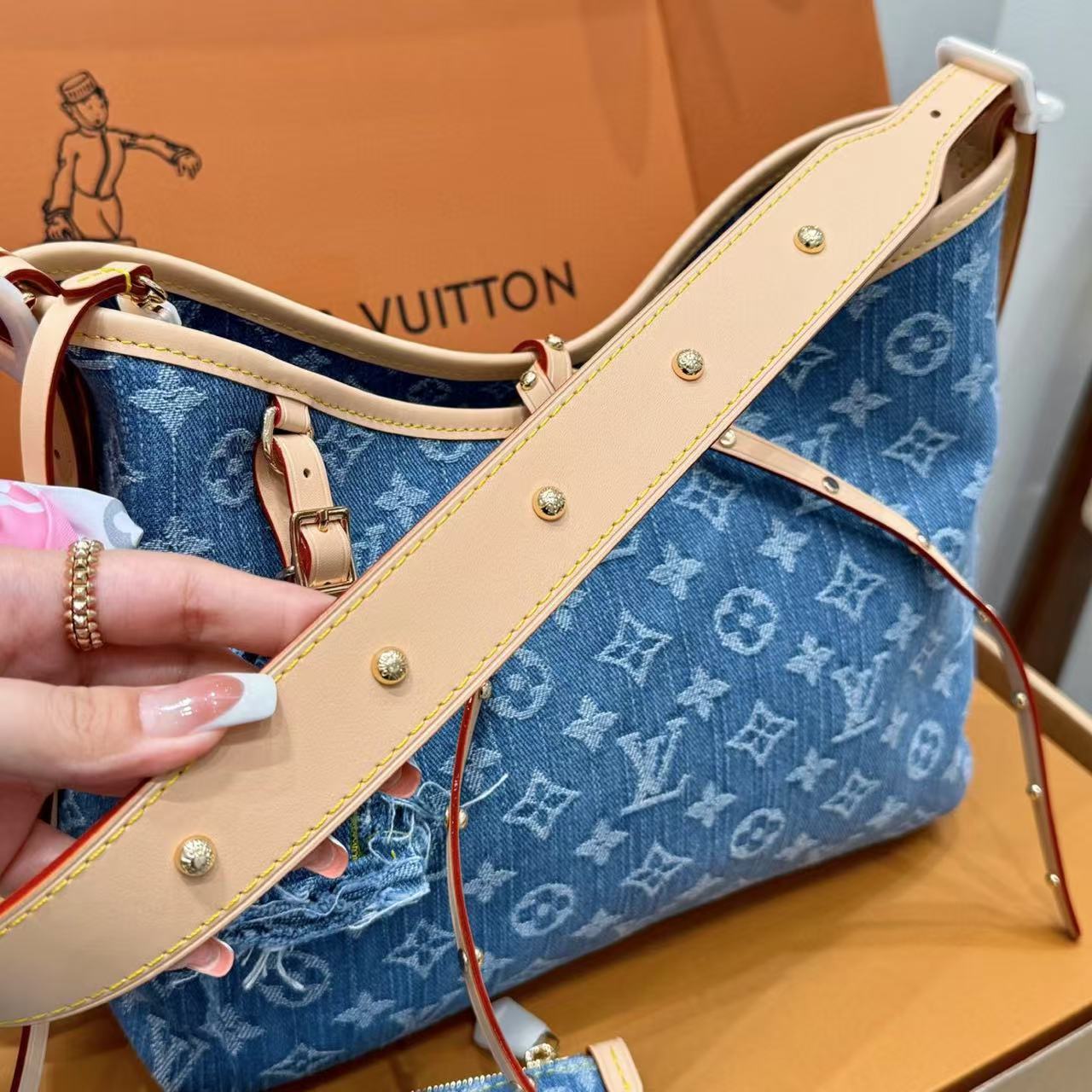LVデニムアンダーアームバッグ【50％割引+送料無料】