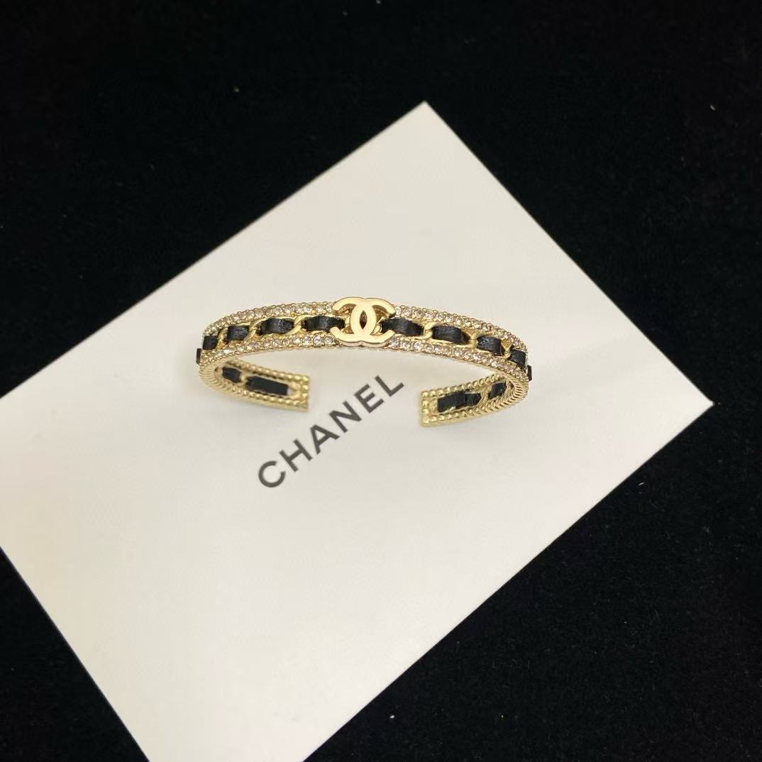 CHANE1 ダブルC フルダイヤモンドブレスレット【50％割引+送料無料】