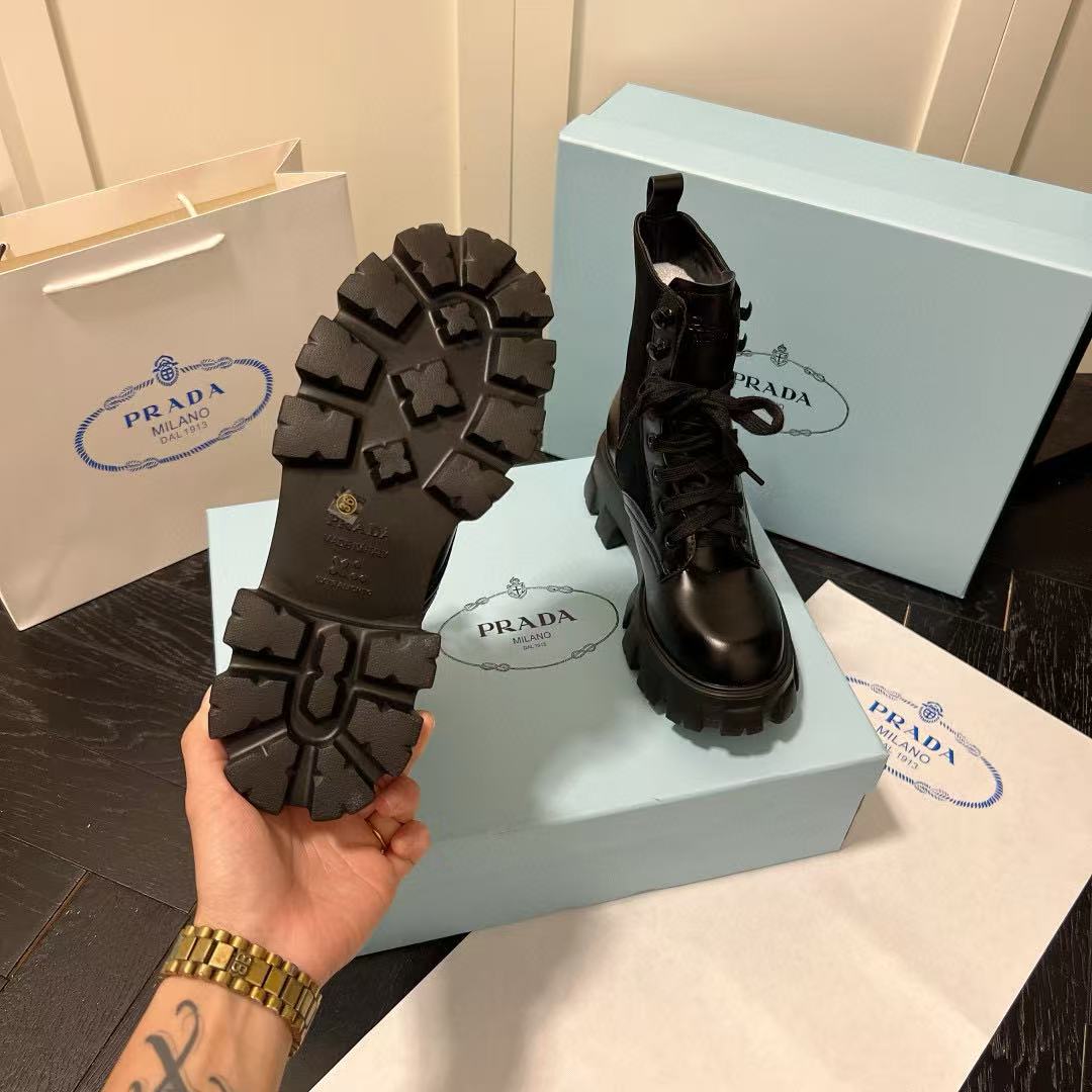 PR4DA トライアングルロゴ レースアップ マーティンブーツ【50％割引+送料無料】