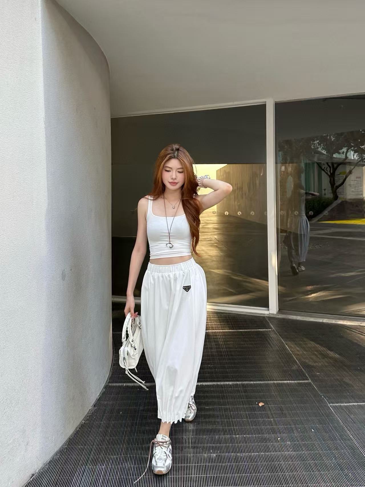 PR4DA トライアングルロゴスカート【50％割引+送料無料】