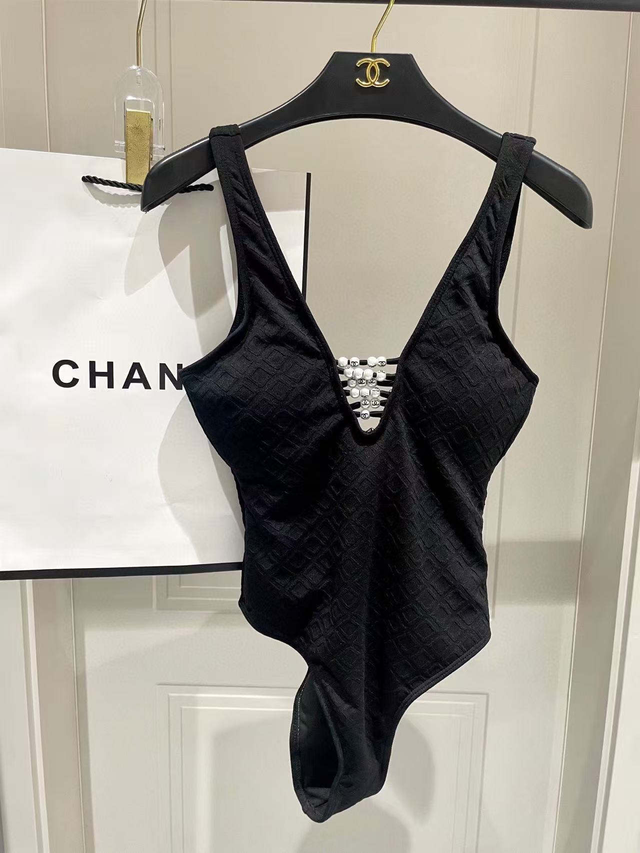 CHANE1 パールワンピース水着【50％割引+送料無料】