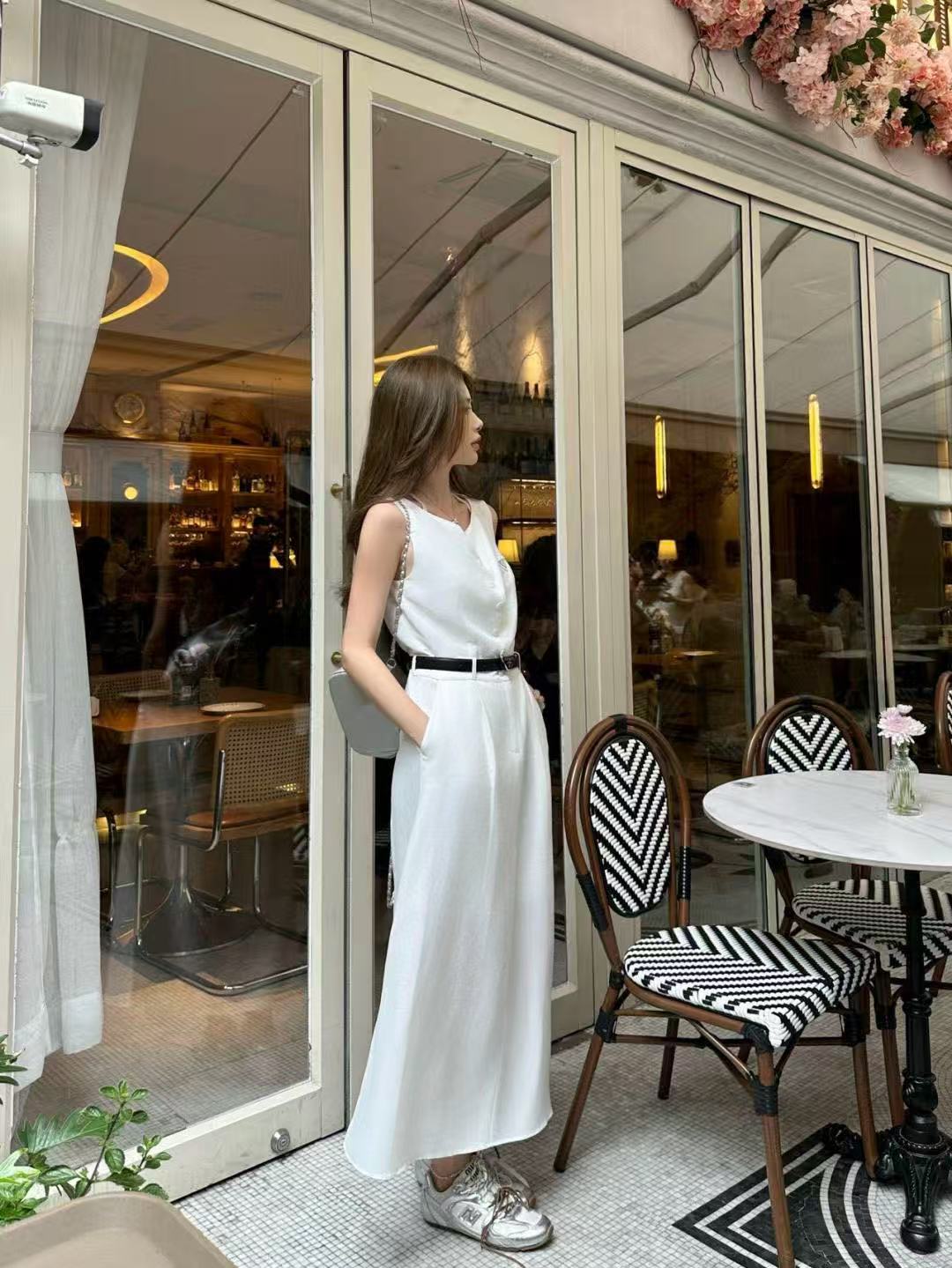 PR4DA トライアングルロゴベルトドレス【50％割引+送料無料】