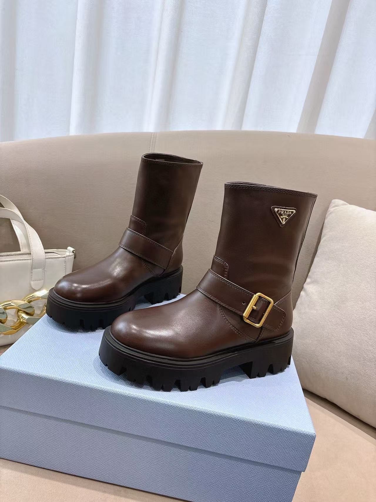 PR4DA 高品質レザーアンクルブーツ【50％割引+送料無料】