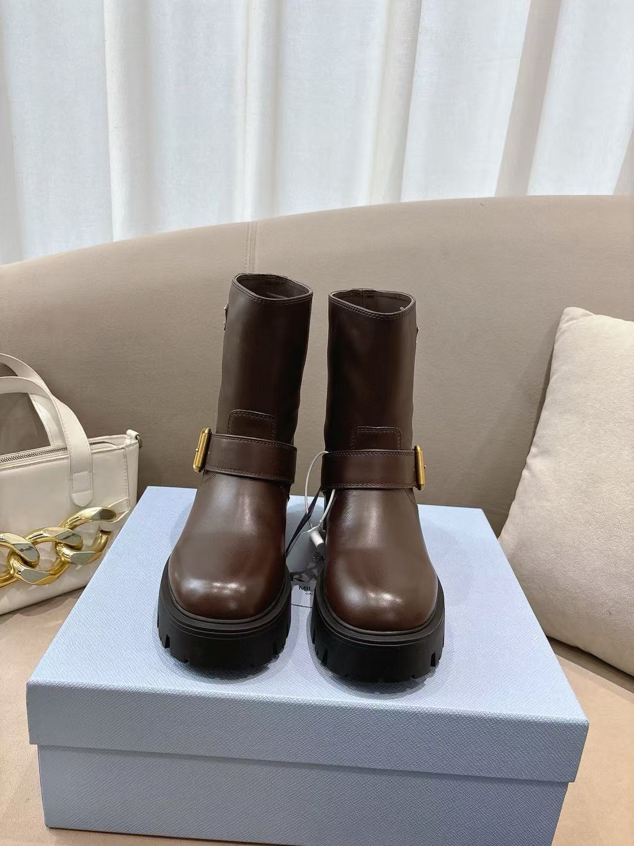 PR4DA 高品質レザーアンクルブーツ【50％割引+送料無料】