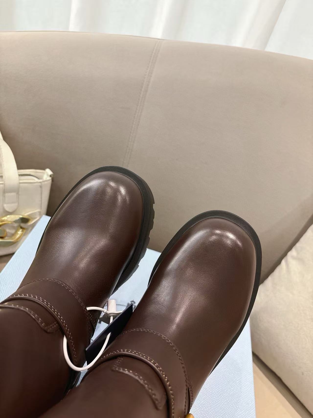 PR4DA 高品質レザーアンクルブーツ【50％割引+送料無料】