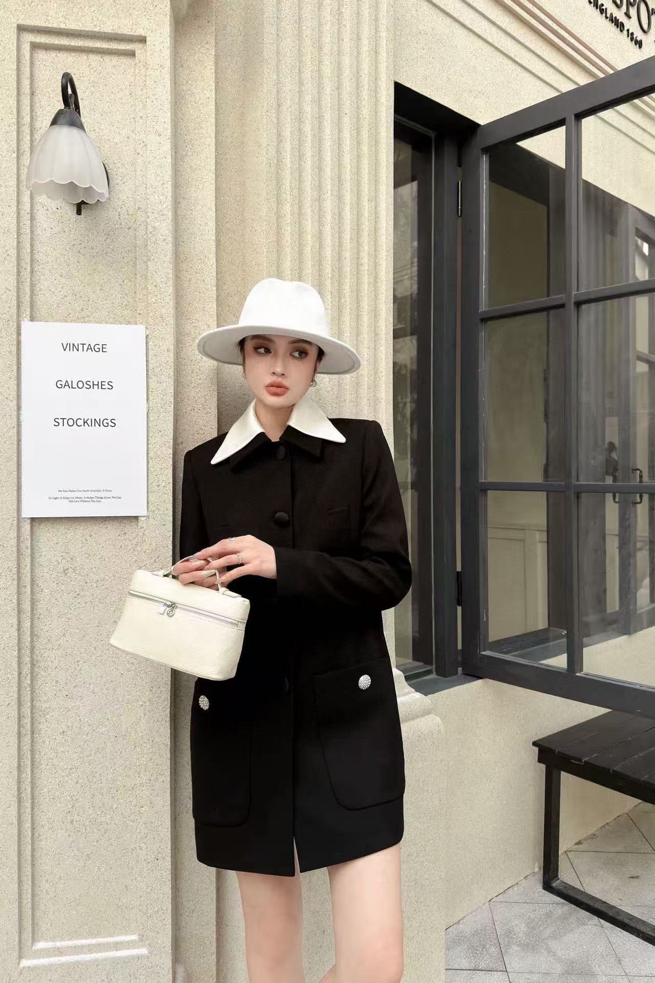 PR4DAラペルシンプルジャケット【50％割引+送料無料】