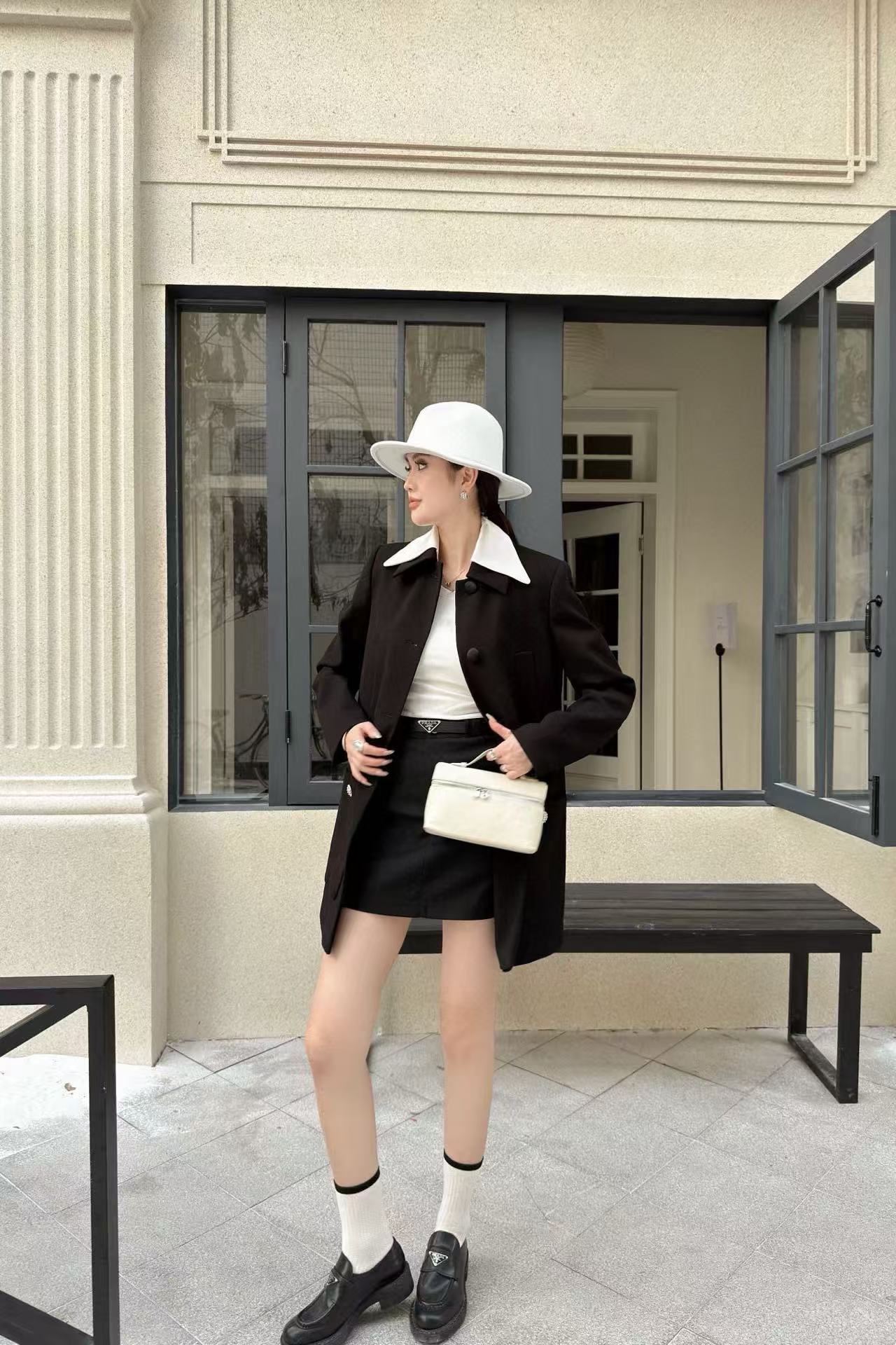 PR4DAラペルシンプルジャケット【50％割引+送料無料】