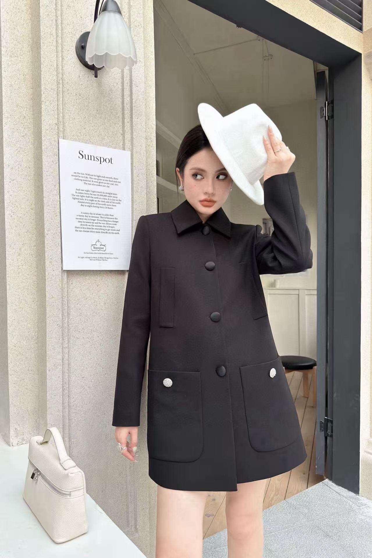 PR4DAラペルシンプルジャケット【50％割引+送料無料】