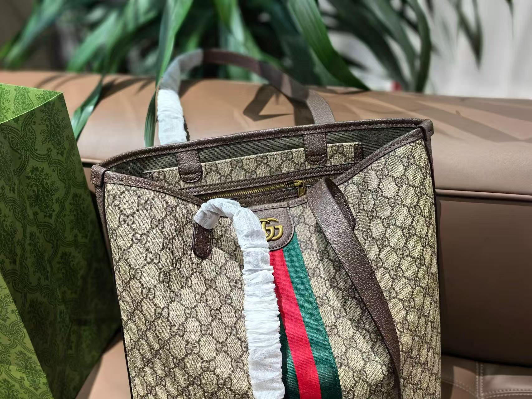 GUCC1 ジャカード ショッピングバッグ【50%割引+送料無料】