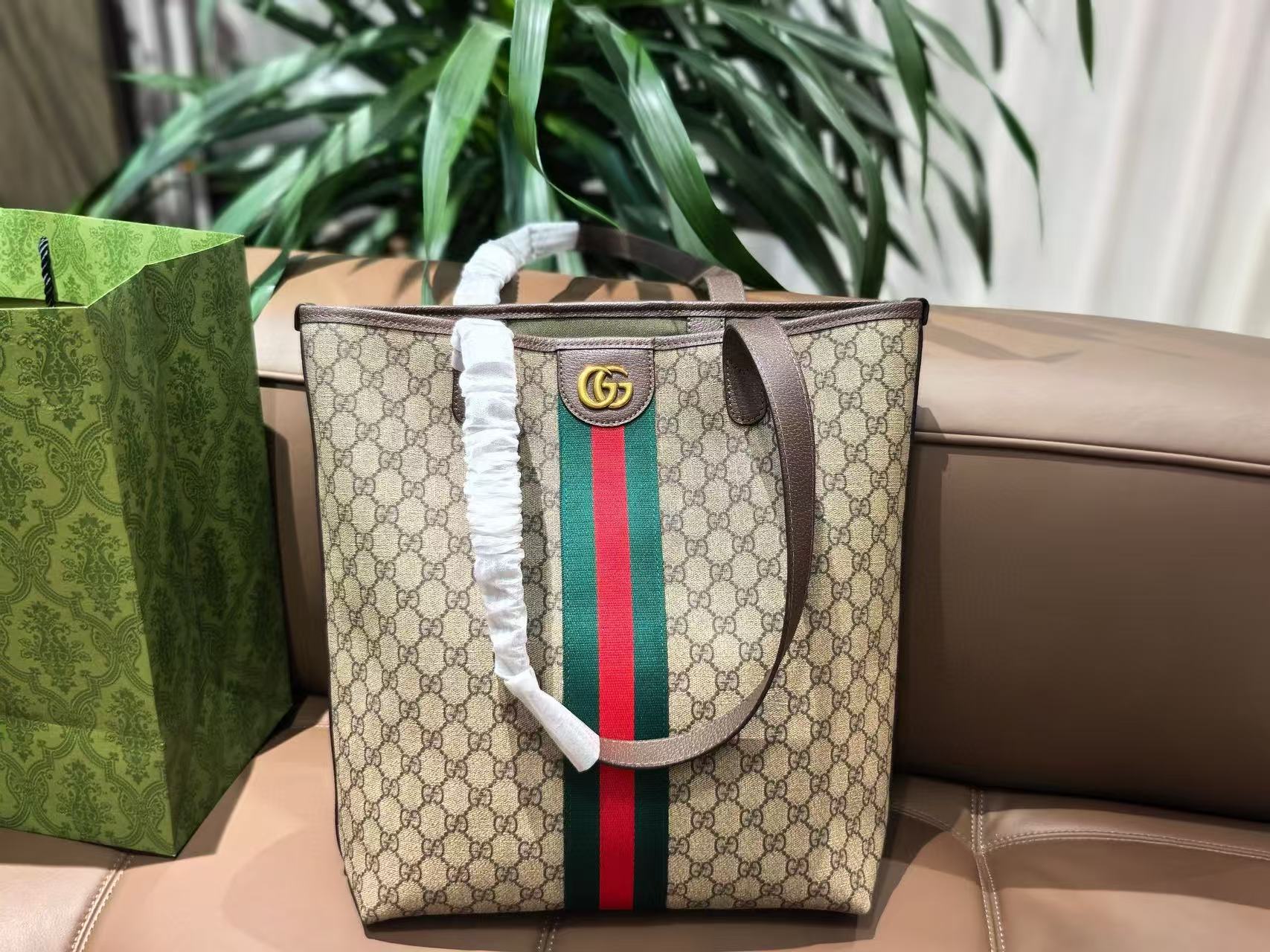 GUCC1 ジャカード ショッピングバッグ【50%割引+送料無料】