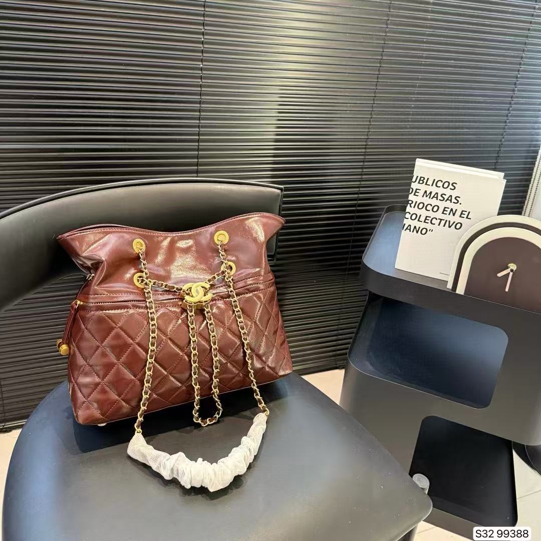 CHANE1 ドローストリングトートショルダーバッグ【50％割引+送料無料】