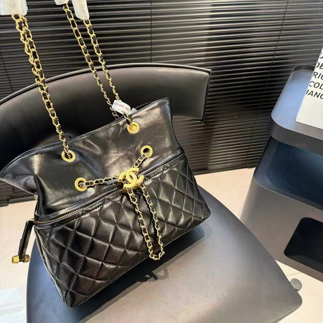 CHANE1 ドローストリングトートショルダーバッグ【50％割引+送料無料】