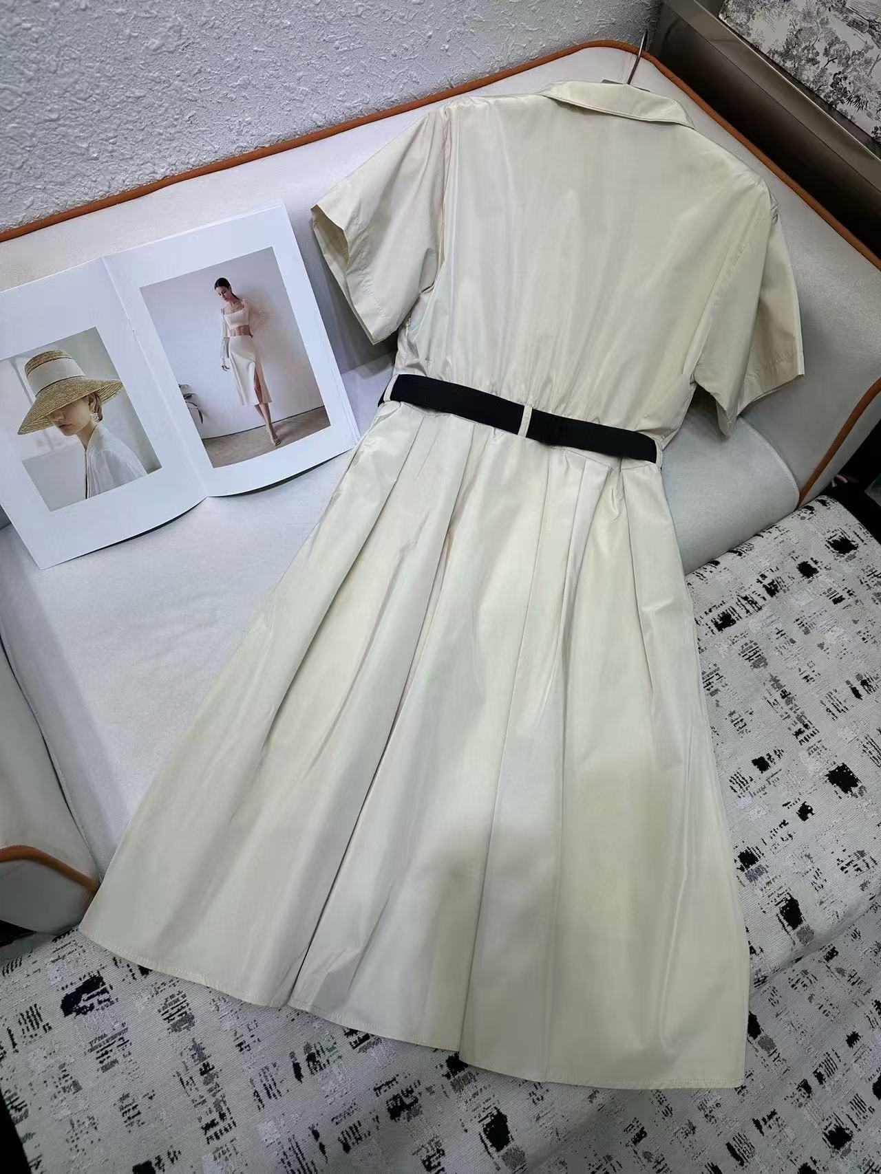 PR4DA 高品質ジッパー付きベルトドレス【50％割引+送料無料】