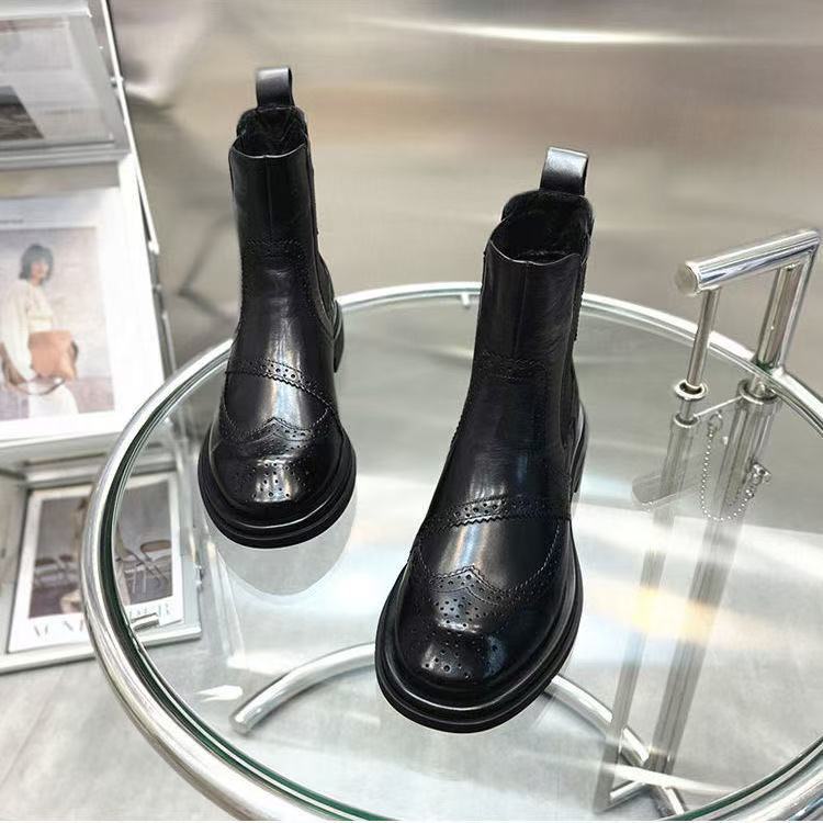 CEL1NE 凱旋門バックル アンクルブーツ【50％割引+送料無料】