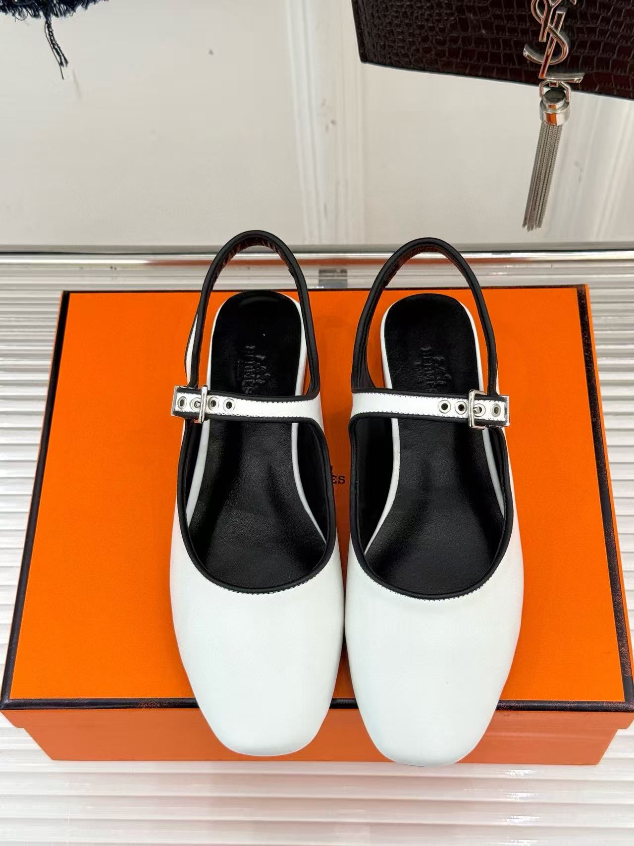 HERME5 高級レザーフラットサンダル【50%割引+送料無料】