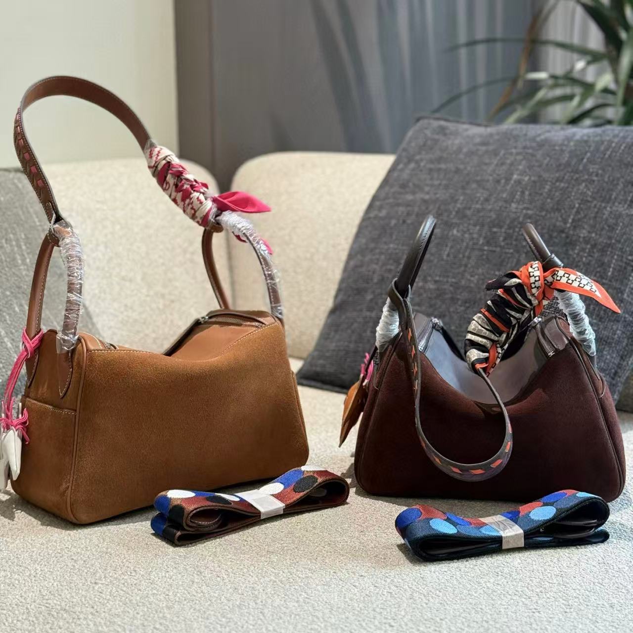 HERME5 lindy鹿革ショルダーバッグ【50%割引+送料無料】