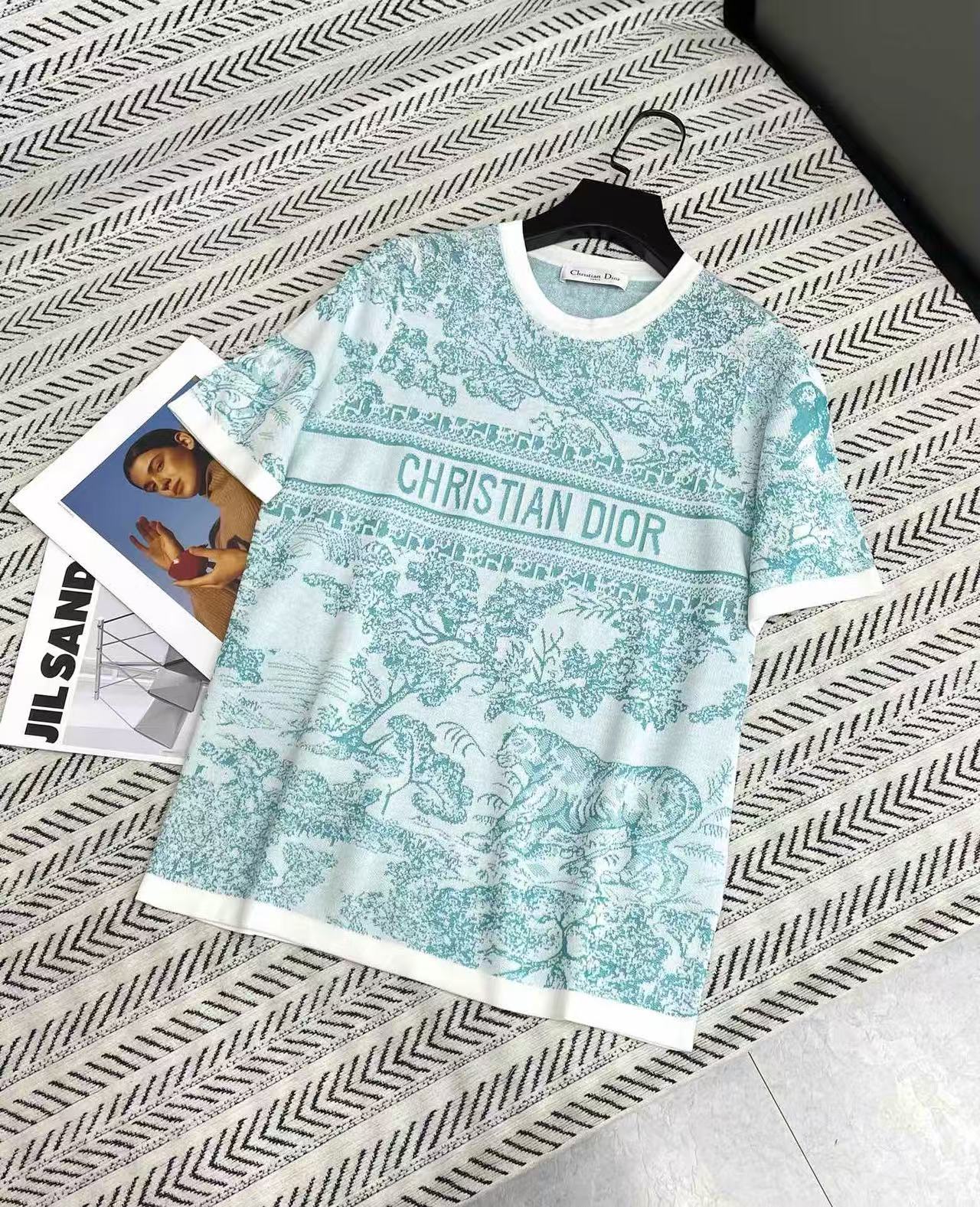 DI0R ジャカードアニマル テンセル レタートップ【50%割引+送料無料】