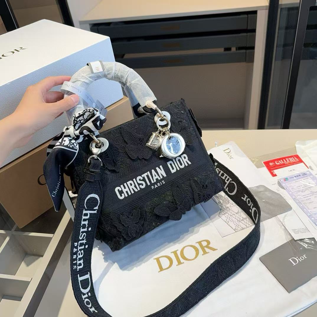DI0R Ladyバタフライハンドバッグ【50％割引+送料無料】